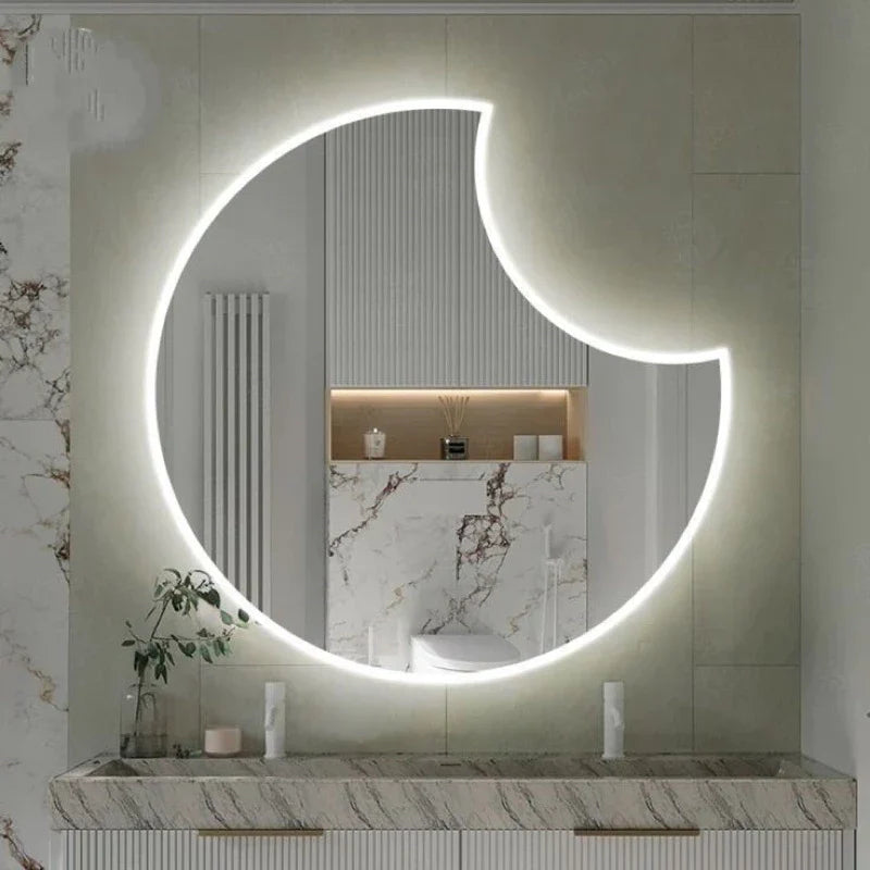 Stylish 60x60 Organic LED Wall Mirror – Limited Time Clearance!