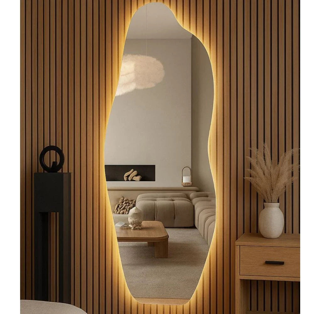 Stunning 160 x 60 cm Organic LED Mirror: Modern Elegance Meets Luxury - Special Offer!