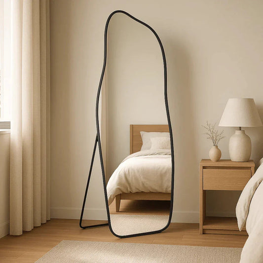Elegant 150 x 60 cm Full-Length Mirror with Eco-Friendly Cotton and Sleek Aluminum Frame – Limited Time Offer!