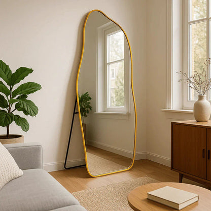 Elegant 150 x 60 cm Full-Length Mirror with Eco-Friendly Cotton and Sleek Aluminum Frame – Limited Time Offer!