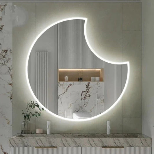 Stylish 60x60 Organic LED Wall Mirror – Limited Time Clearance!
