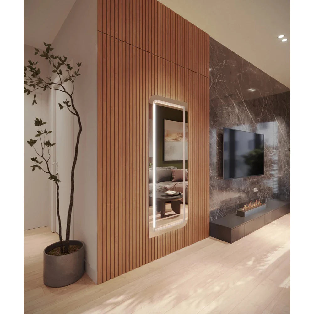 EL24 LED Full-Length Mirror - 170 x 70 cm | Polished Finish - Clearance Event!