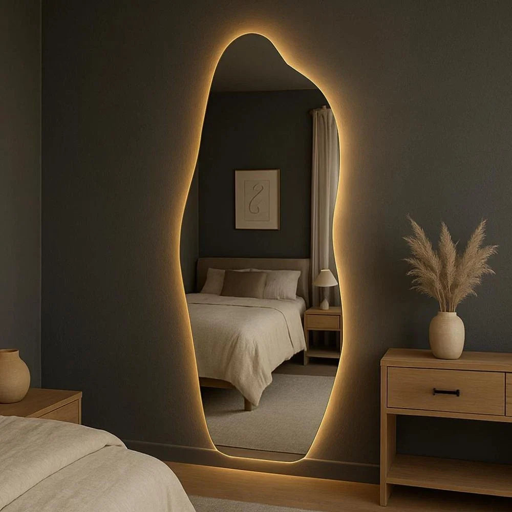 Stunning 160 x 60 cm Organic LED Mirror: Modern Elegance Meets Luxury - Special Offer!