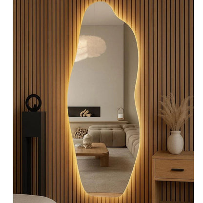 Stunning 160 x 60 cm Organic LED Mirror: Modern Elegance Meets Luxury - Special Offer!