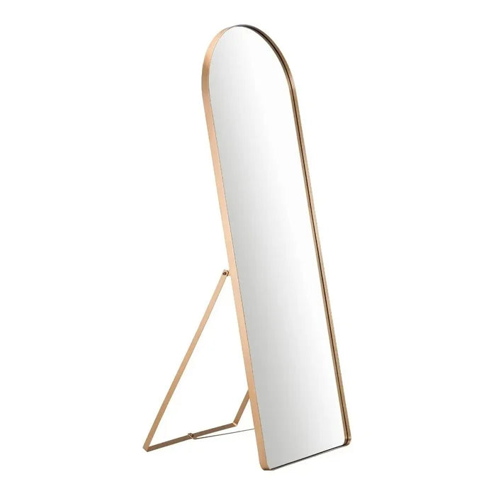 Elegant Gold-Framed Pinterest Mirror with Stand – Limited Time Offer!
