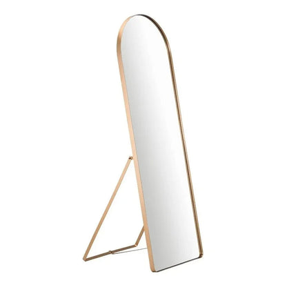 Elegant Gold-Framed Pinterest Mirror with Stand – Limited Time Offer!
